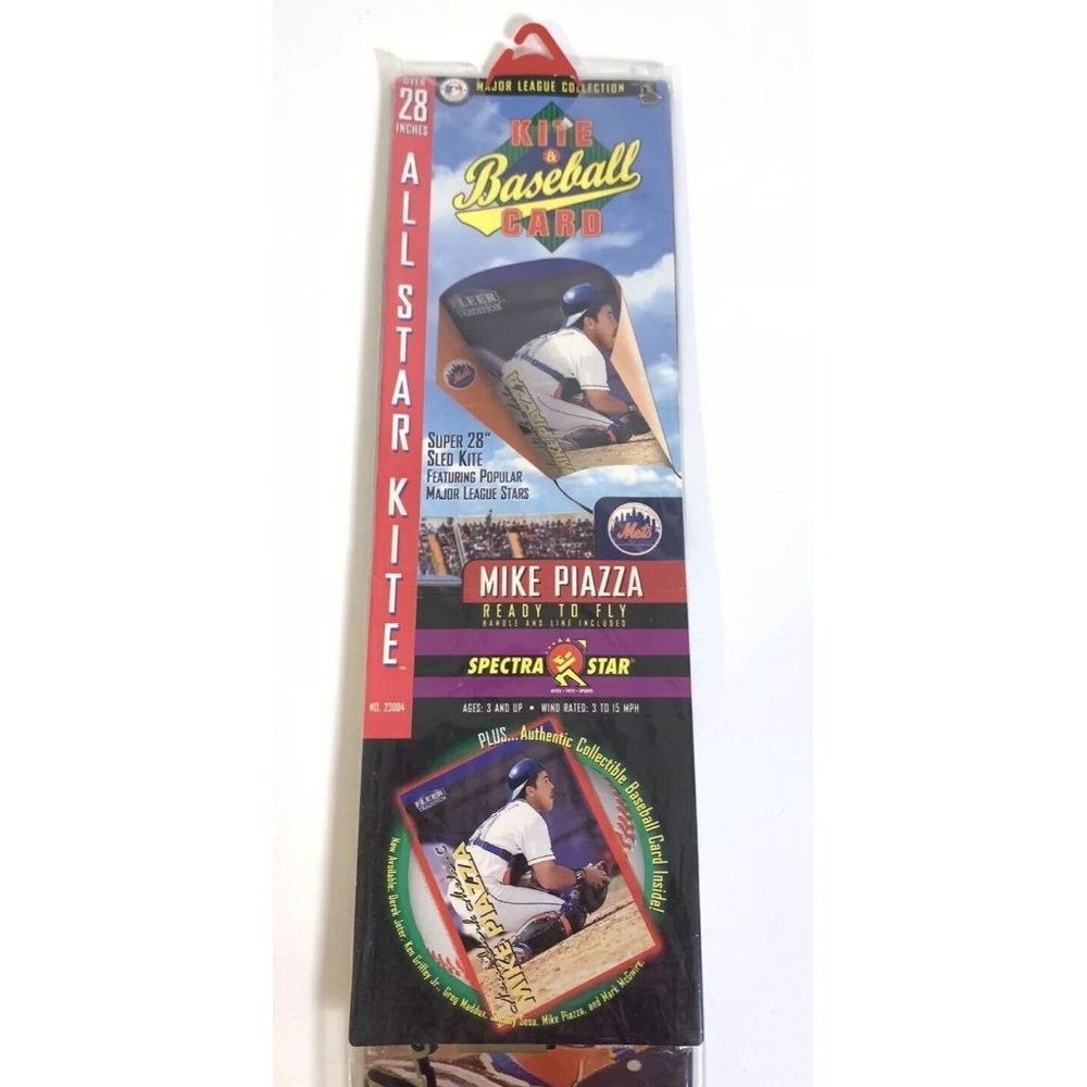 MIKE PIAZZA Kite With Baseball Card New, Never Opened 1999